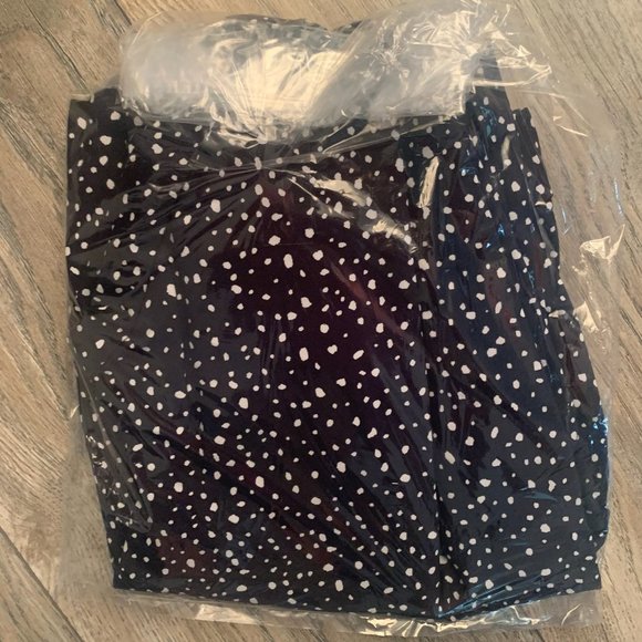 NWT SUSAN GRAVER PRINTED UPTOWN STRETCH ANKLE PANTS NAVY 8 - Picture 8 of 8